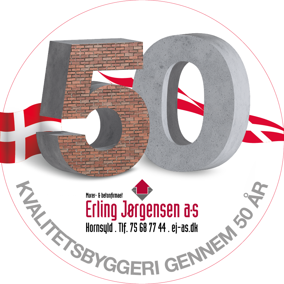 format 50 års jubilæums logo